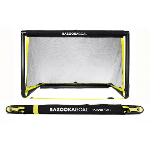 BazookaGoal XL - Sammenleggbart minim&#229;l 3v3 Fotballm&#229;l - 150x90 cm