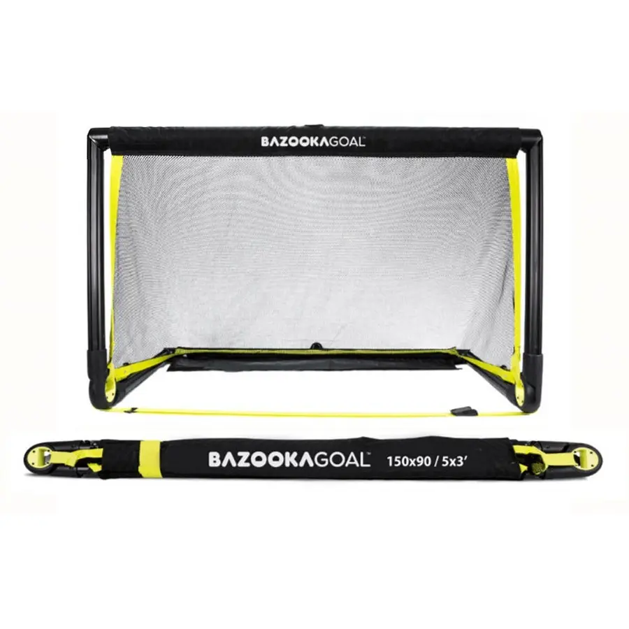 BazookaGoal XL | 150X90 cm 3v3 Fotballmål - Sammenleggbart minimål 