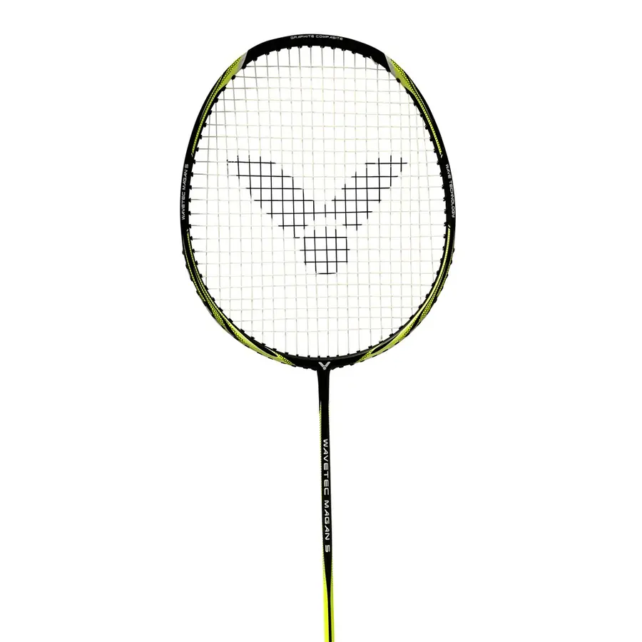 Badmintonracket Victor WaveTec Magan 5 92g | Karbonracket til skole & fritid 