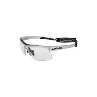 Innebandybriller Unihoc Energy Junior Beskyttelsesbriller | S&#248;lv/ Svart