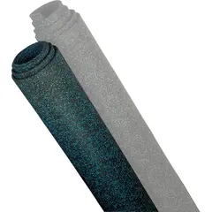 Gulvbelegg Everroll 6 mm svart/blå 10 x 1,25 m (12,5 kvm)