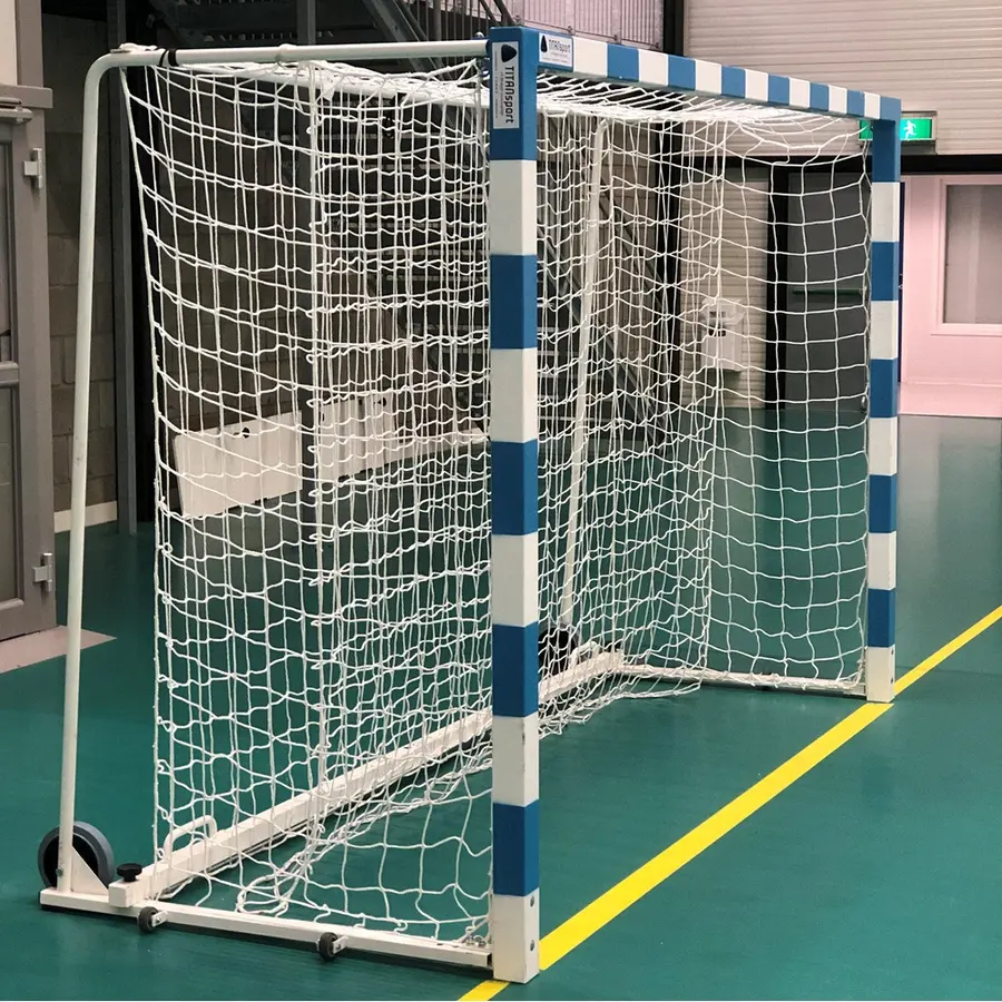 Håndballmål 3x2m veltsikkert m/hjul 1 stk | m/ nett & fangnett 