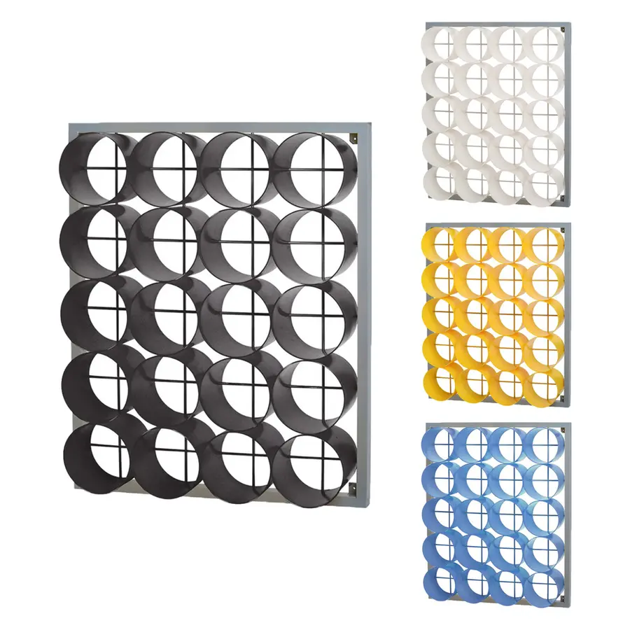 Håndklehylle 20 rom | Hvit Oppbevaringshylle for garderobe 