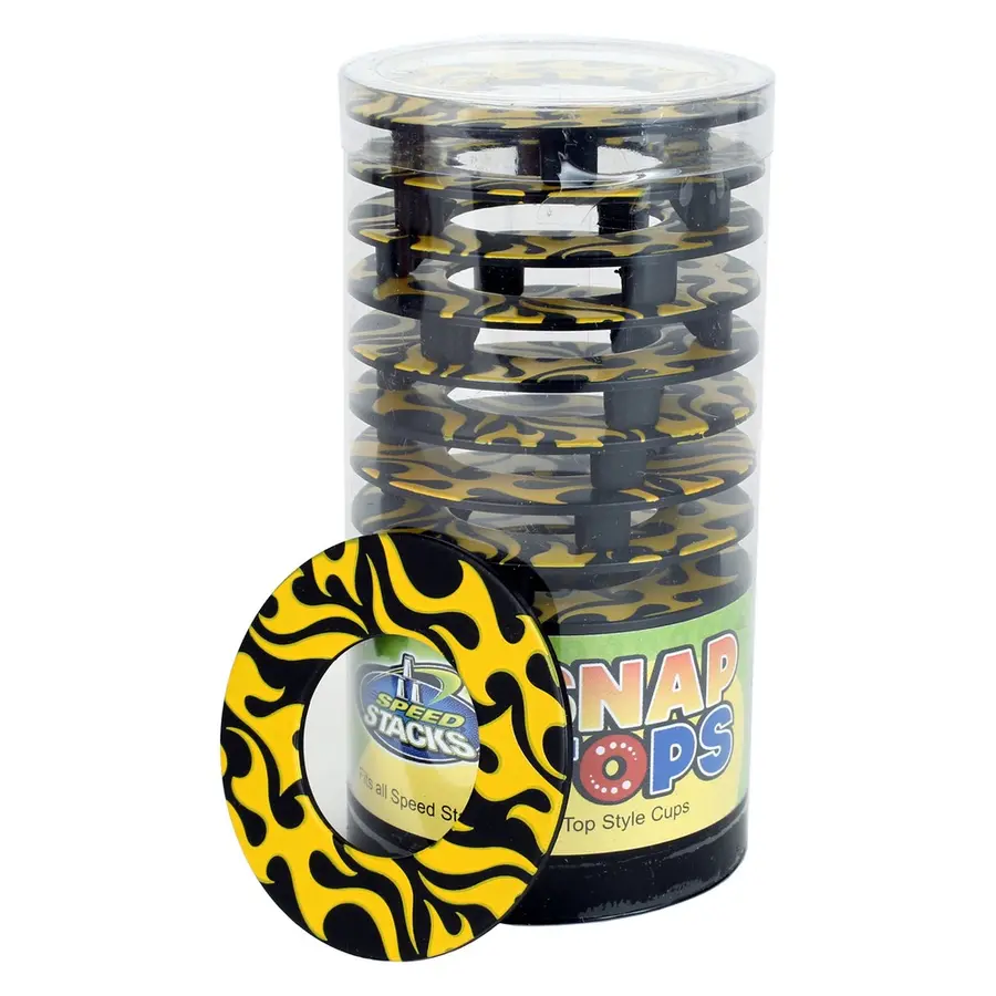 Speed Stacks Snap Tops 12 stk | Yellow Fury 