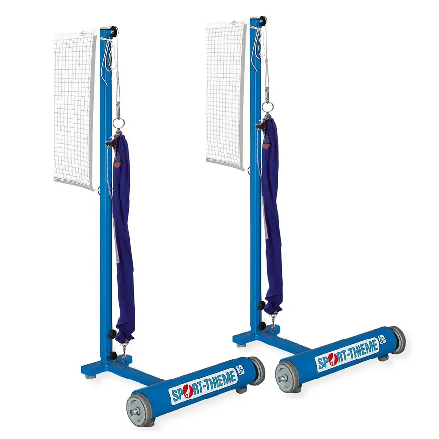 Badmintonstolper - ett spillefelt 2 stk | transportable | Trinsestrammer 