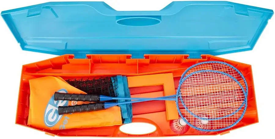 Badminton Instant - Komplett sett Badmintonnett | Racketer | Badmintonball 