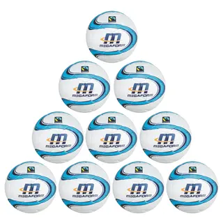 Fotball Megaform Fairtrade 4 (10) 10 stk | Fairtrade merket treningsball