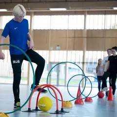 Fotballkrokket Morsomt spill til gymtimen