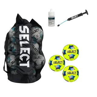Fotballpakke ELITE fra Select 10 baller| bag | pumpe| ventilolje