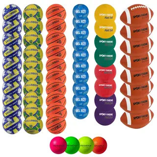 Megastor ballpakke til ungdomsskoler 60 baller til skoler