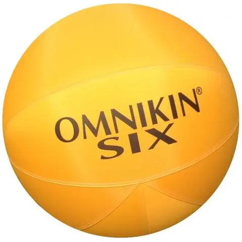 Omnikin&#174; SIX Ball 46 cm | Gul Gul ball med orginal bl&#230;re