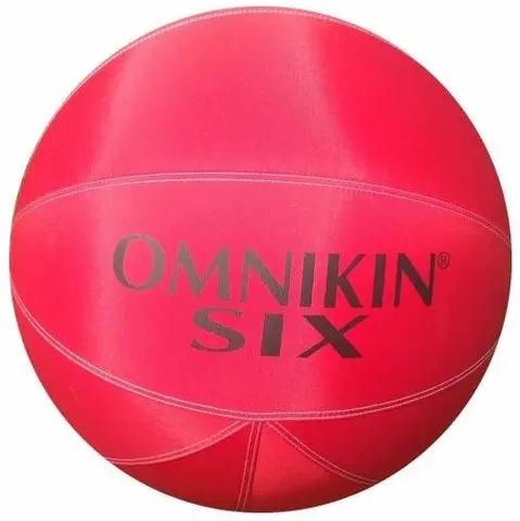 Omnikin® SIX Ball 46 cm | Rød Rød ball med orginal blære