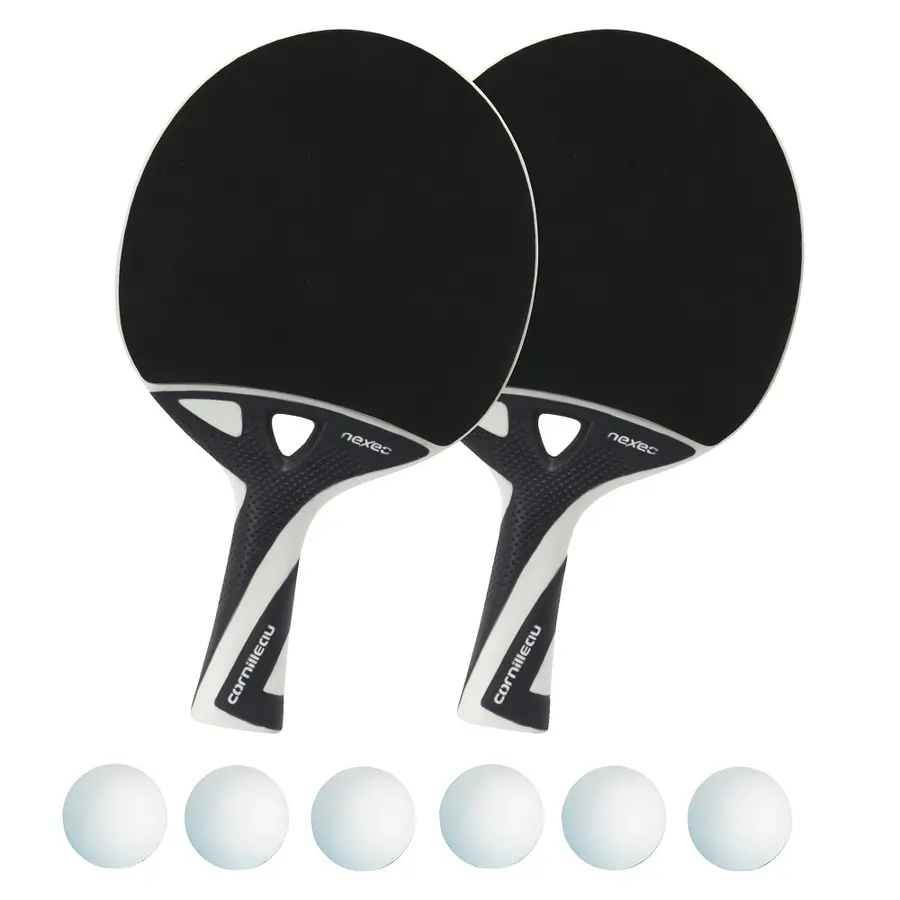 Bordtennissett Cornilleau Nexeo X70 2 uteracketer | 6 baller 