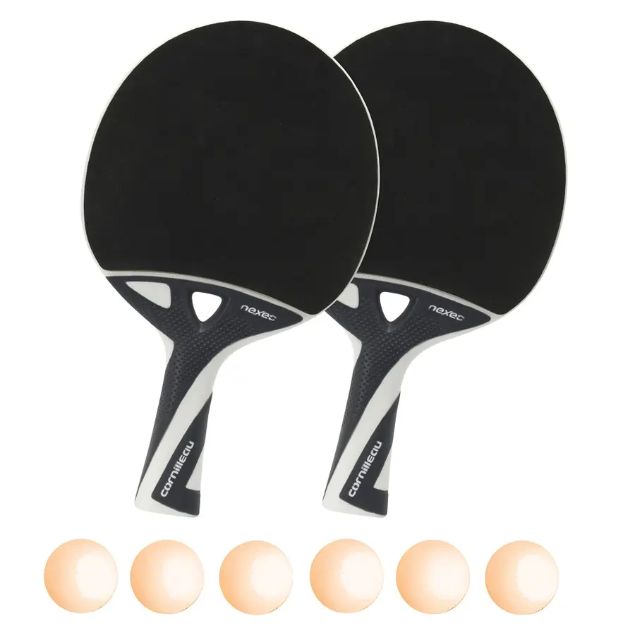 Bordtennissett Cornilleau Nexeo X70 2 uteracketer | 6 baller 