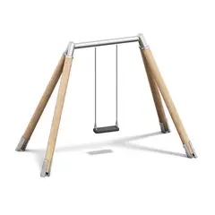 Huskestativ i lerk med ståldrager Med gummisete