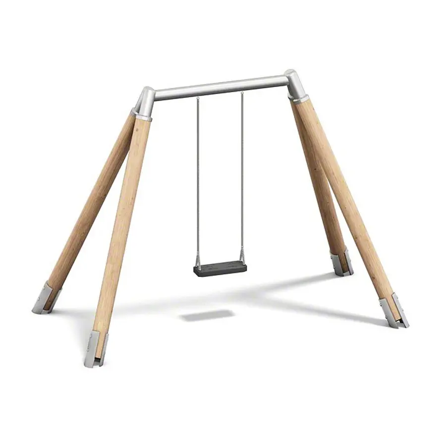 Huskestativ i lerk med ståldrager Med gummisete 