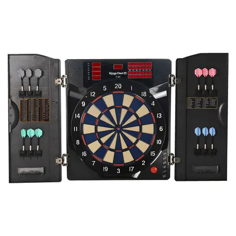 Dart Kings Dart Sett Profi Elektronisk med dartskap