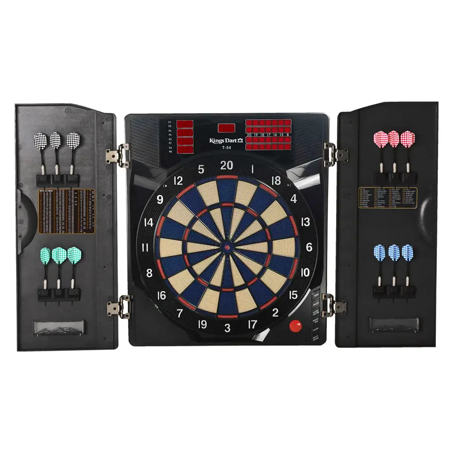 Dart Kings Dart Sett Profi Elektronisk med dartskap 