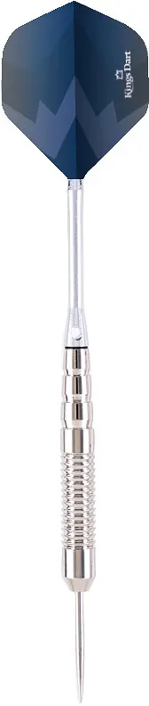 Dartpiler Kings Dart Steeltip (50) 20 gram| til tradisjonell dart | Blå/blå 