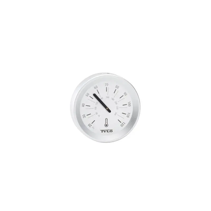 Termometer Sølv for Badstu Brilliant sølv thermometer 