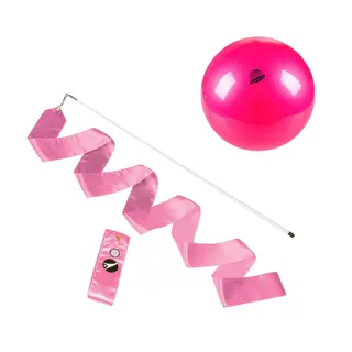 Rytmisk Gymnastikkpakke Rosa RG B&#229;nd 6 m | RG ball