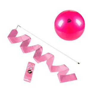 Rytmisk Gymnastikkpakke Rosa RG B&#229;nd 6 m | RG ball