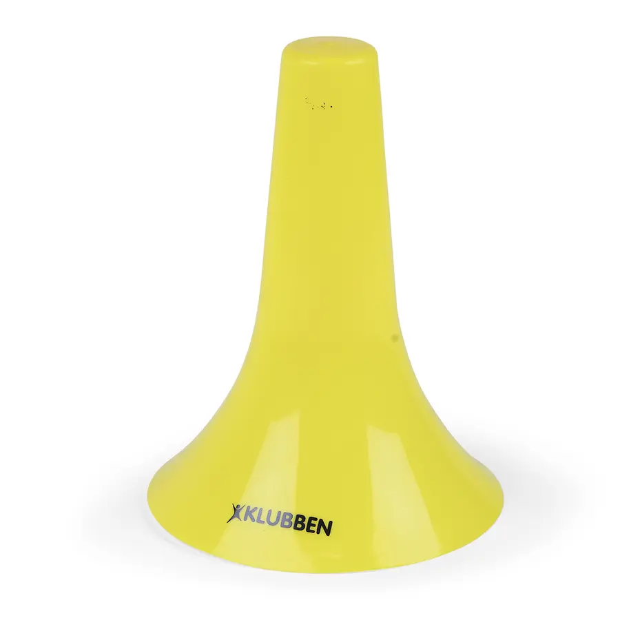 Markeringskjegler 6 stk | 22 cm Sett med 6 gule kjegler 
