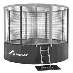 Trampoline Akrobat Gallus 430 cm | Grå/ Svart