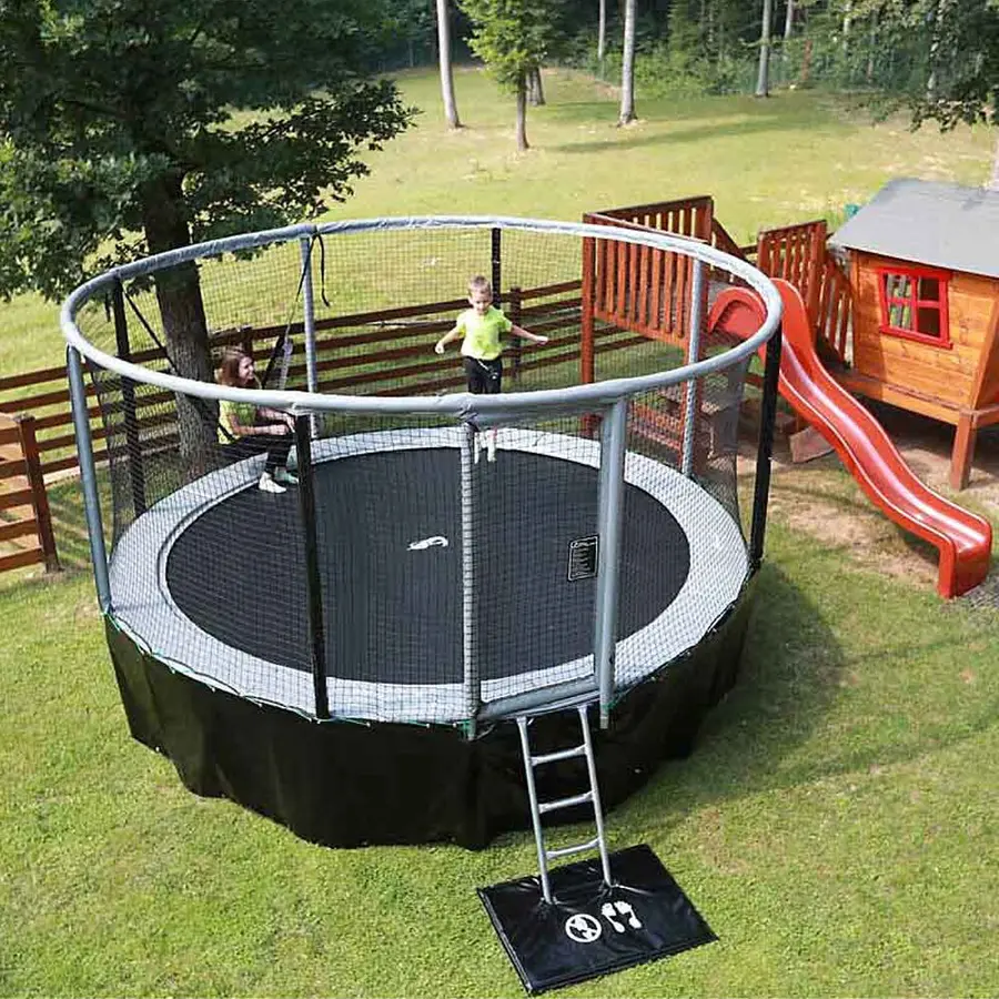 Trampoline Akrobat Gallus 360 cm | Grå/ Svart 