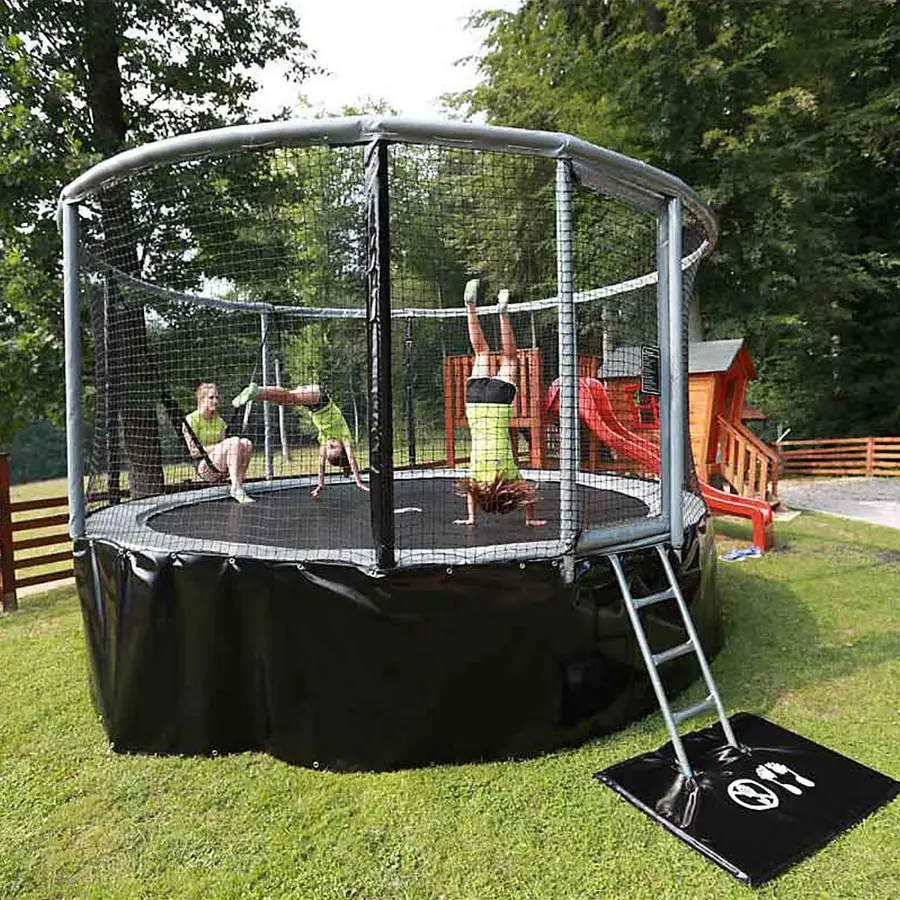 Trampoline Akrobat Gallus 360 cm | Grå/ Svart 