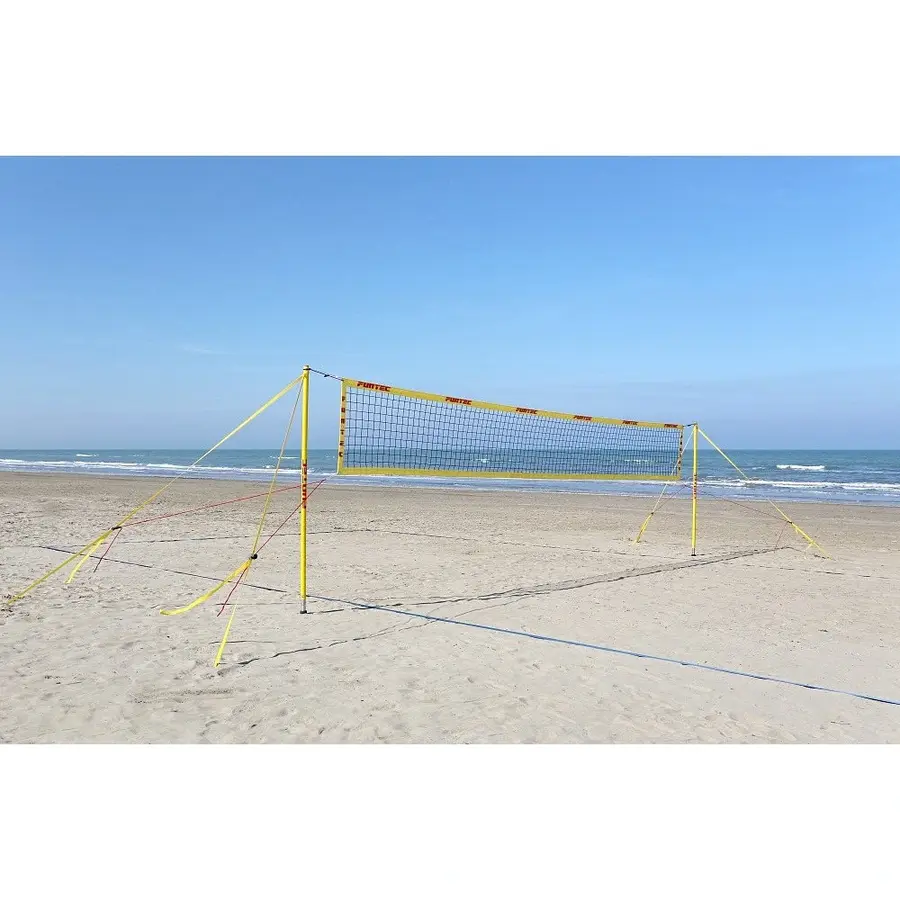 Sandvolleyball-sett Funtec Beach Champ Nett 8,5 m | Stolper | Bag 