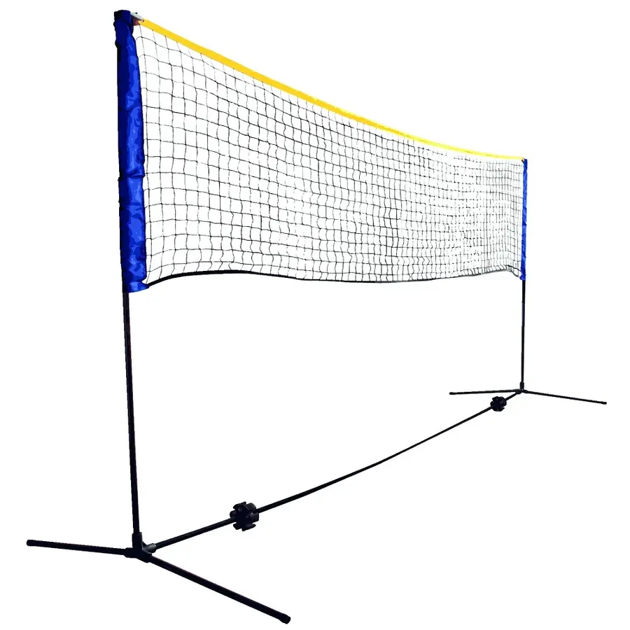 Regulerbart sportsnett 3 meter Badmintonnett tennisnett fotballtennis 