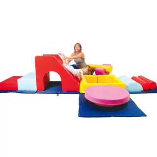 Soft Play Gymnastikkboks for barn Lekeplass i liten kube