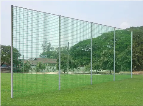 Stoppnett Stolpe Premium 450 cm For 4 m høyt nett | Ovalprofil 120/100mm