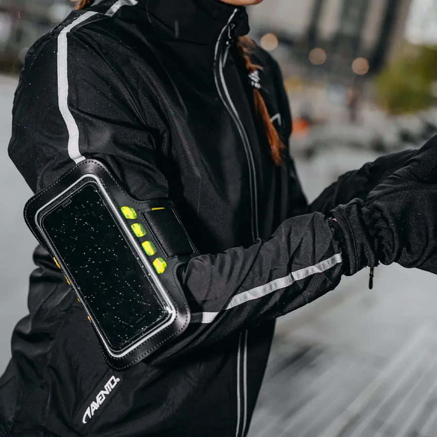 Løpearmbånd til mobiltelefon Svart | Unisex 
