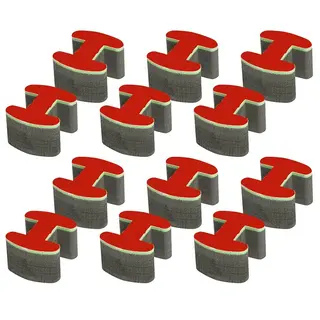 Tilbehør til konkurransematte - 12 stk 12 rød koblinger ProGame Trocellen® TIS