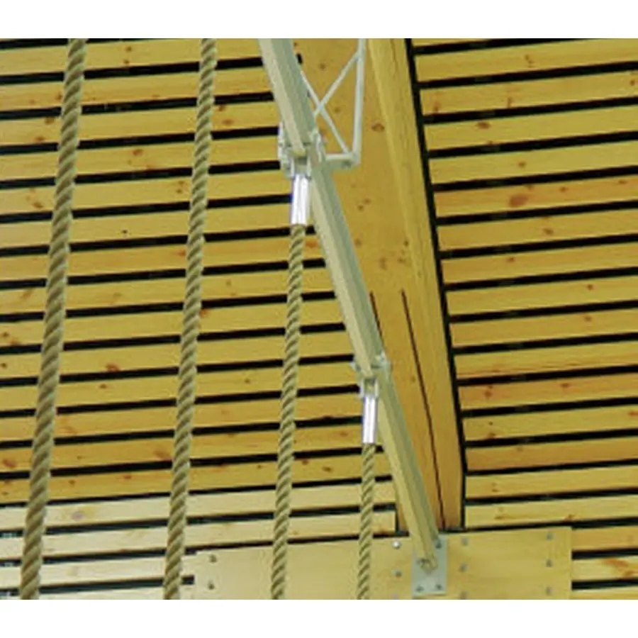 Klatretauskinne med 3 x 6,5 m tau Lengde skinne 270 cm 