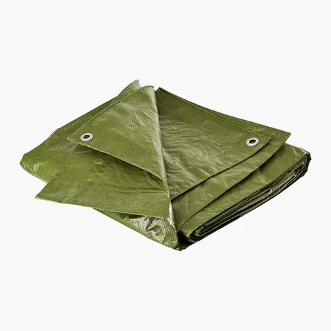 Presenning Gr&#248;nn 1,60 x 1,85 m Med aluminiumsmaljer