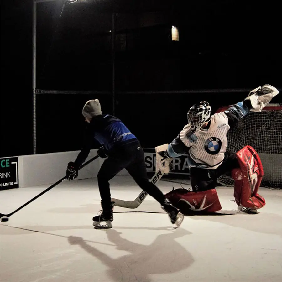 Multisportbane Super IS Isbane Ishockey Skøyteis  | 20 x 10 m | U/mål 