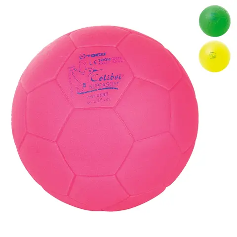 Softball Togu Colibri Supersoft 16 cm Luftfylt og myk håndball i ulike farger