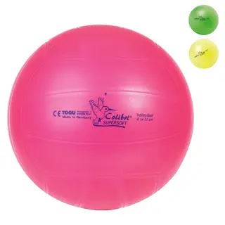 Softball Togu Colibri Supersoft 21 cm Luftfylt og myk volleyball ulike farger