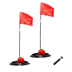 Fotballgolf Fotballgolfsett med 3 m&#229;l og 2 baller