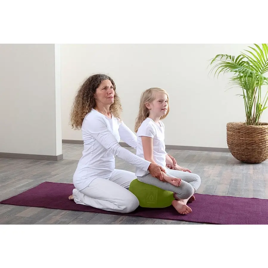 Sittepute Rondo Liten yogapute | Blå Høyde 15 cm | Diameter 30 cm 