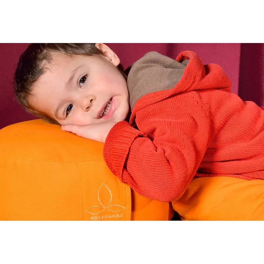 Sittepute Rondo Liten yogapute | Blå Høyde 15 cm | Diameter 30 cm 