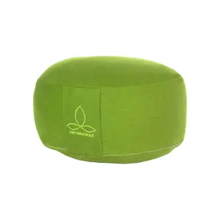 Sittepute Rondo Liten yogapute | Gr&#248;nn H&#248;yde 15 cm | Diameter 30 cm