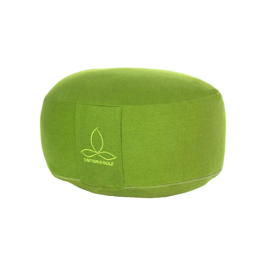 Sittepute Rondo Liten yogapute | Grønn Høyde 15 cm | Diameter 30 cm 