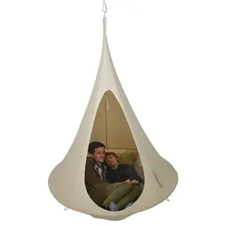 Hengehuske Cocoon - Hvit - 150cm Genial hengek&#248;ye og gyngestol for alle