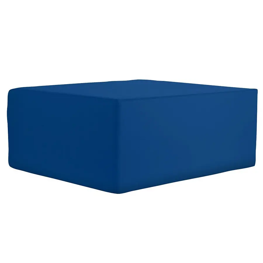Polyskum rektangulær pute Blå psoaspute 60x50x40 