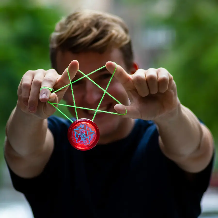 Spinstar Yoyo |  Rød Nybegynner | Responsiv jojo 