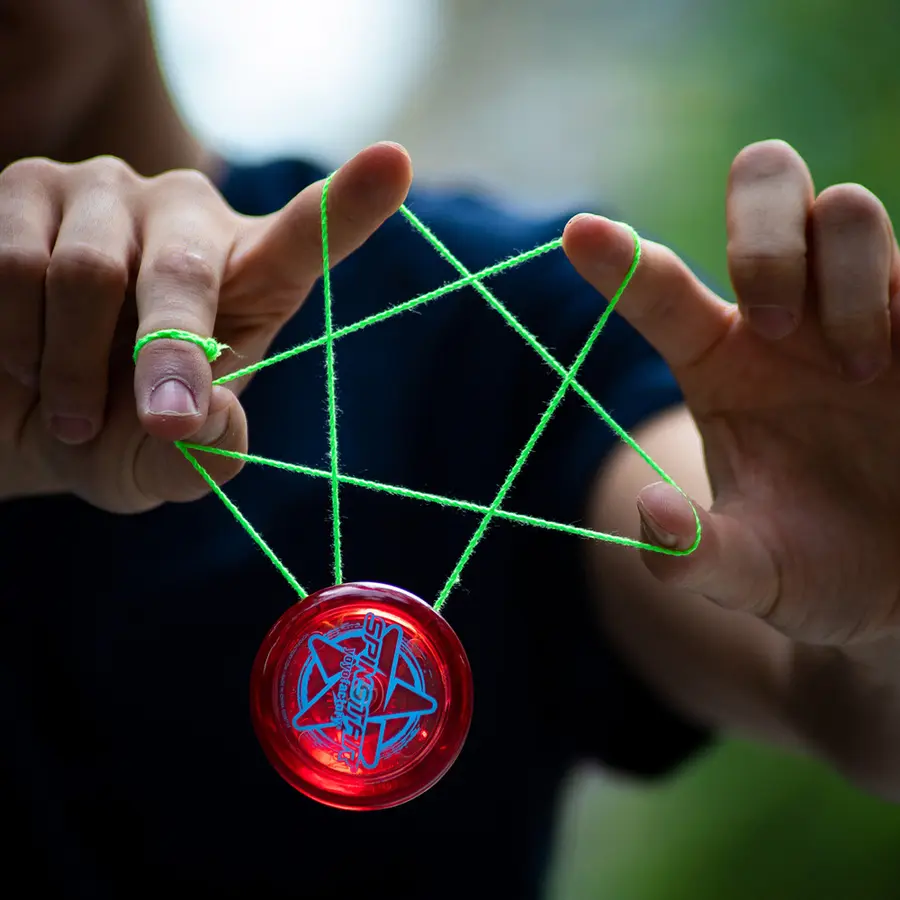 Spinstar Yoyo |  Rød Nybegynner | Responsiv jojo 